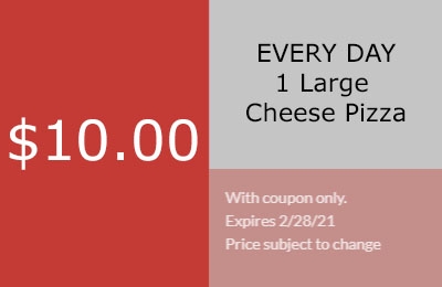 Cheese Pizza Coupon